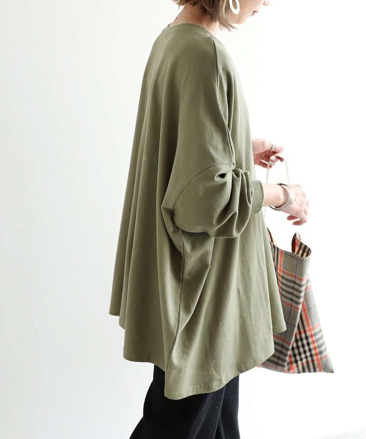 イエベ春/イエベ秋服　ゆったりシルエットの大人プルオーバー