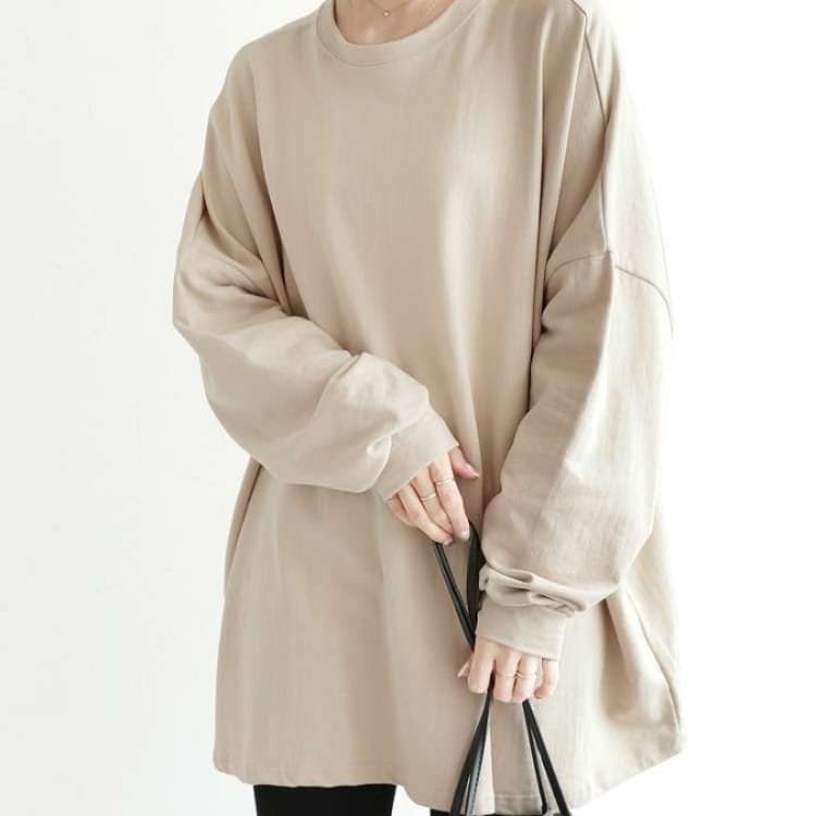 イエベ春/イエベ秋服　ゆったりシルエットの大人プルオーバー