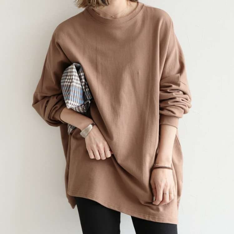 イエベ春/イエベ秋服　ゆったりシルエットの大人プルオーバー