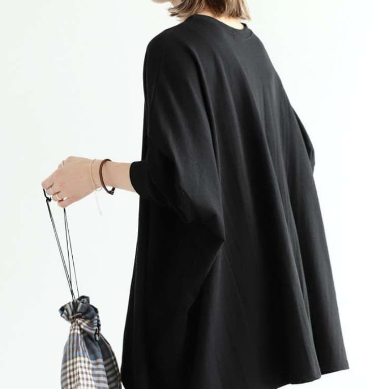 イエベ春/イエベ秋服　ゆったりシルエットの大人プルオーバー