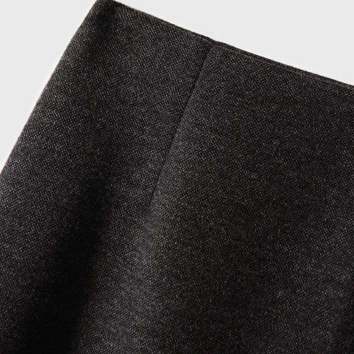 イエベ秋服　シンプル ストレッチ ロングスカート