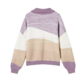 イエベ春/イエベ秋服　やわらか配色 ニットプルオーバー