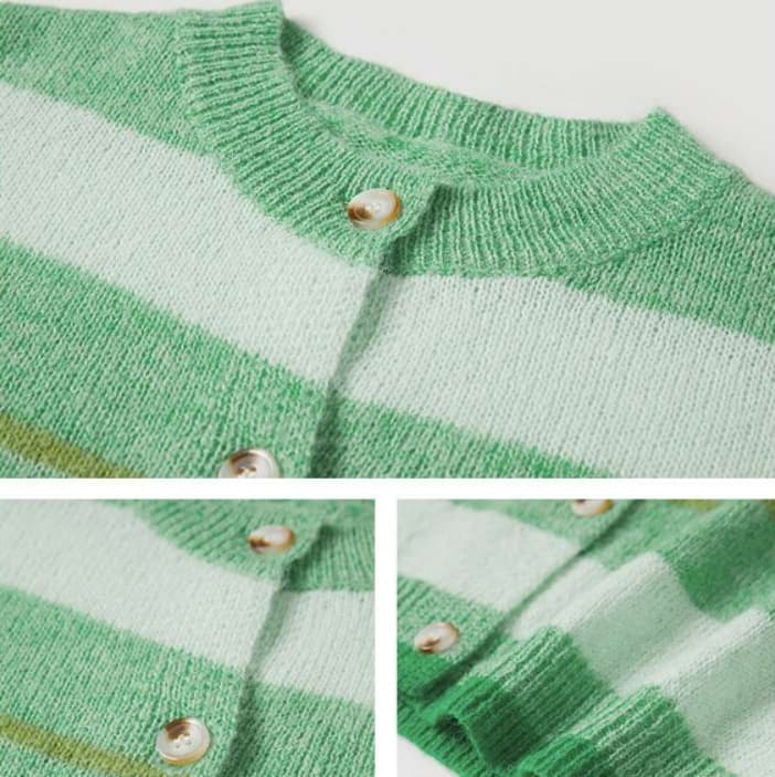 イエベ春服　優美シルエットカーディガン