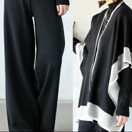 イエベ秋服　リラックスドレープセットアップ