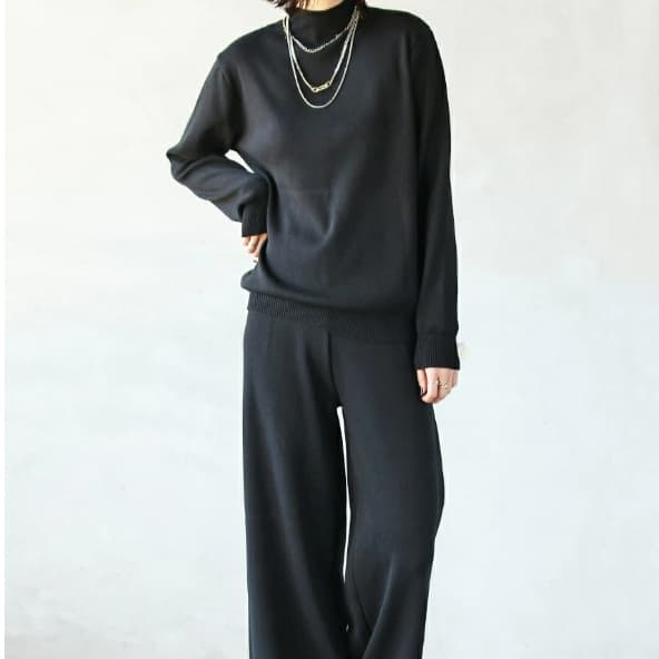 イエベ秋服　リラックスドレープセットアップ