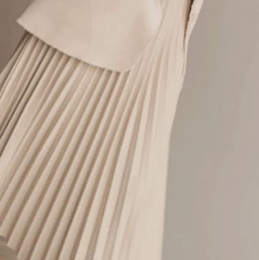 イエベ春/イエベ秋服　プリーツスカート
