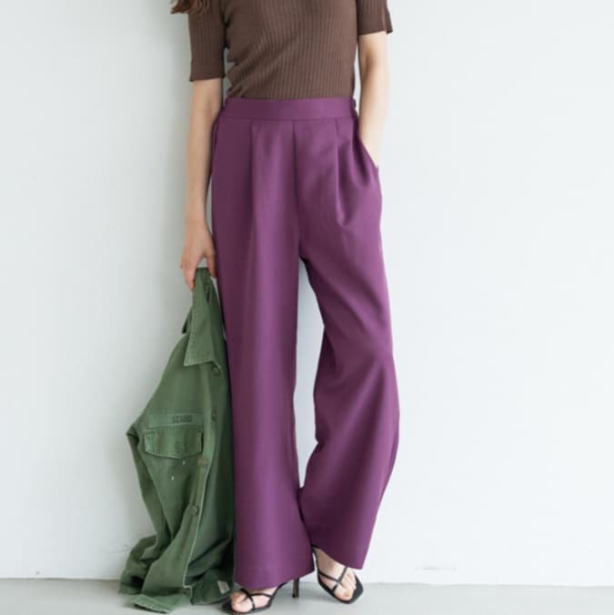 イエベ春/イエベ秋服　リラックスシルエットパンツ