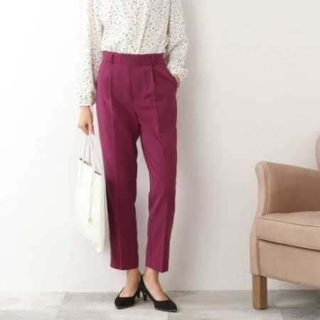 イエベ春/イエベ秋服　スタイリッシュテーパードパンツ