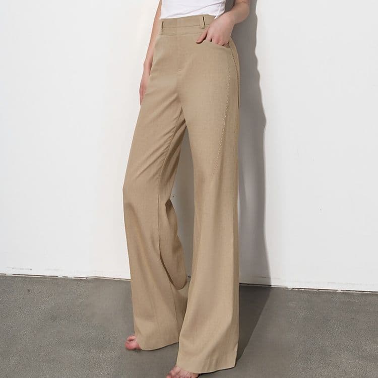 イエベ春/イエベ秋服　美脚ワイドパンツ