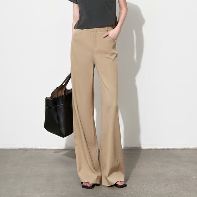 イエベ春/イエベ秋服　美脚ワイドパンツ