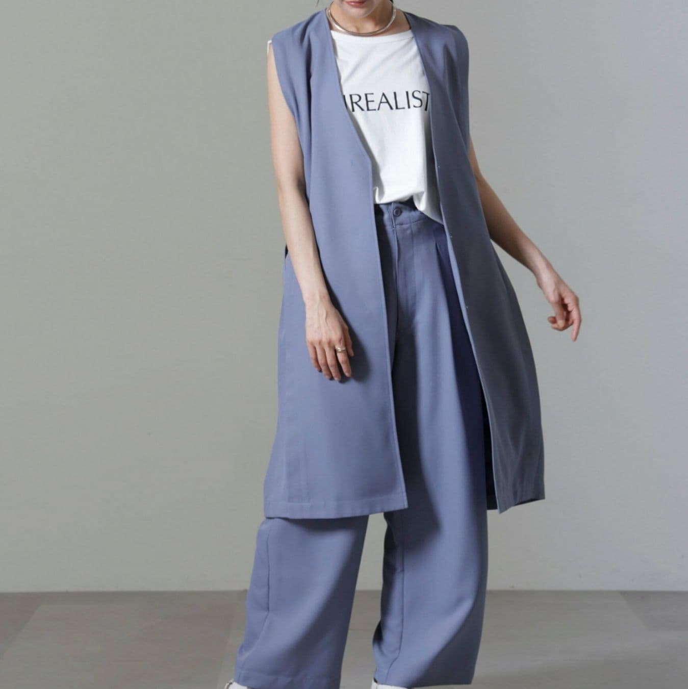 イエベ春/イエベ秋服　すっきり着こなせる ロングベスト