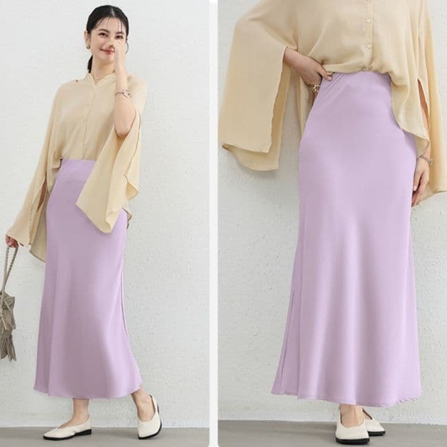 イエベ春/イエベ秋服　しなやかマーメイドラインスカート