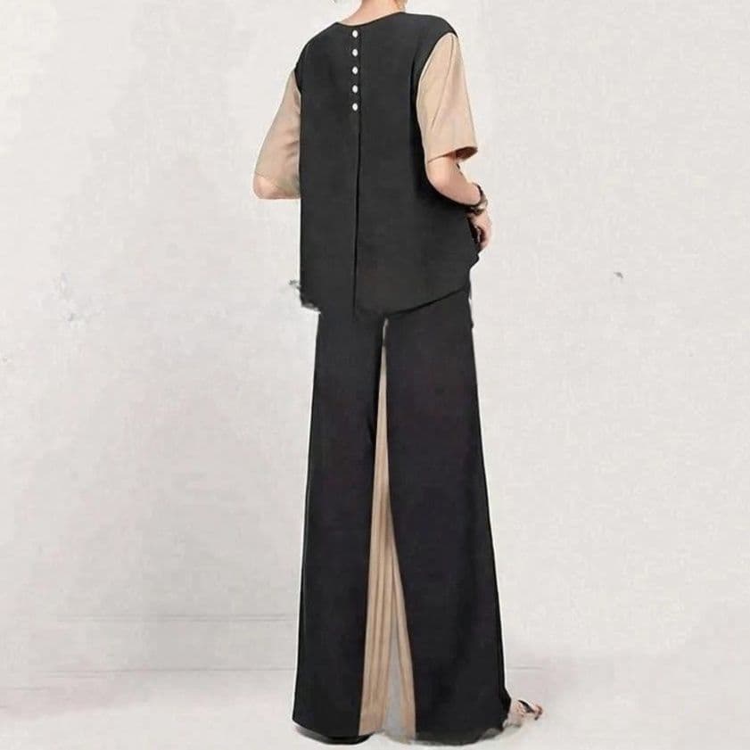 イエベ秋服　上質アシンメトリーセットアップ