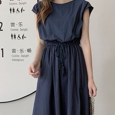 イエベ春/イエベ秋服　優美な佇まい フレアロングワンピース