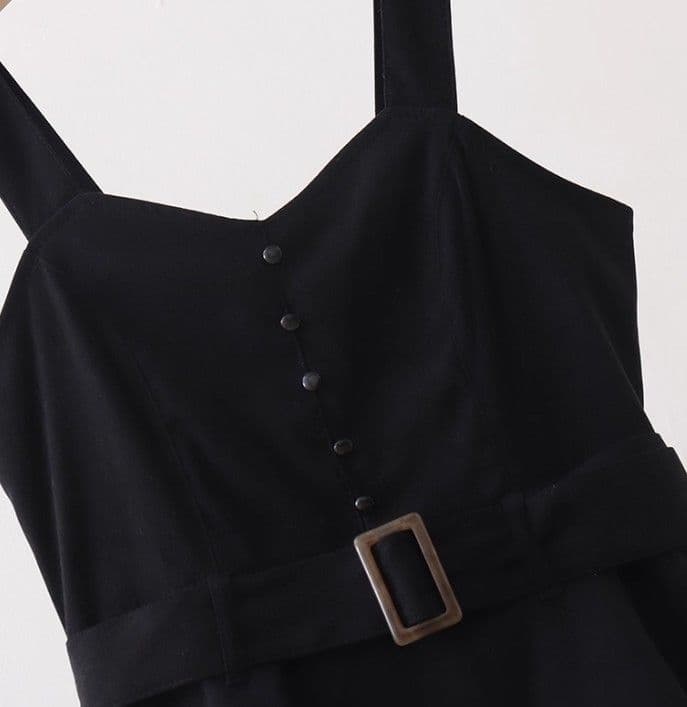 イエベ春/イエベ秋服　アシンメトリー重ね切替ワンピース