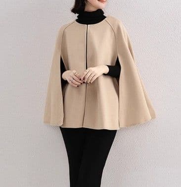 イエベ春/イエベ秋服　エレガントケープデザインジャケット