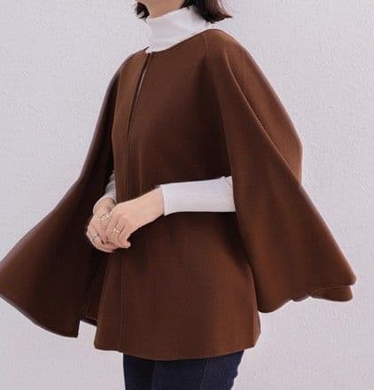 イエベ春/イエベ秋服　エレガントケープデザインジャケット