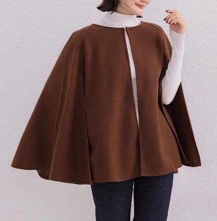 イエベ春/イエベ秋服　エレガントケープデザインジャケット