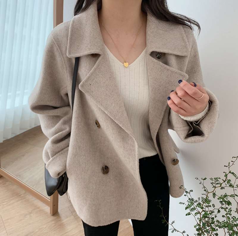 イエベ春/イエベ秋服　しなやかウール テーラードジャケット