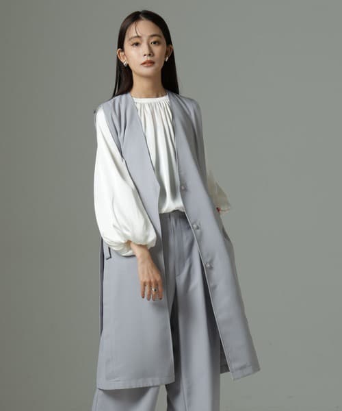 イエベ春/イエベ秋服　すっきり着こなせる ロングベスト