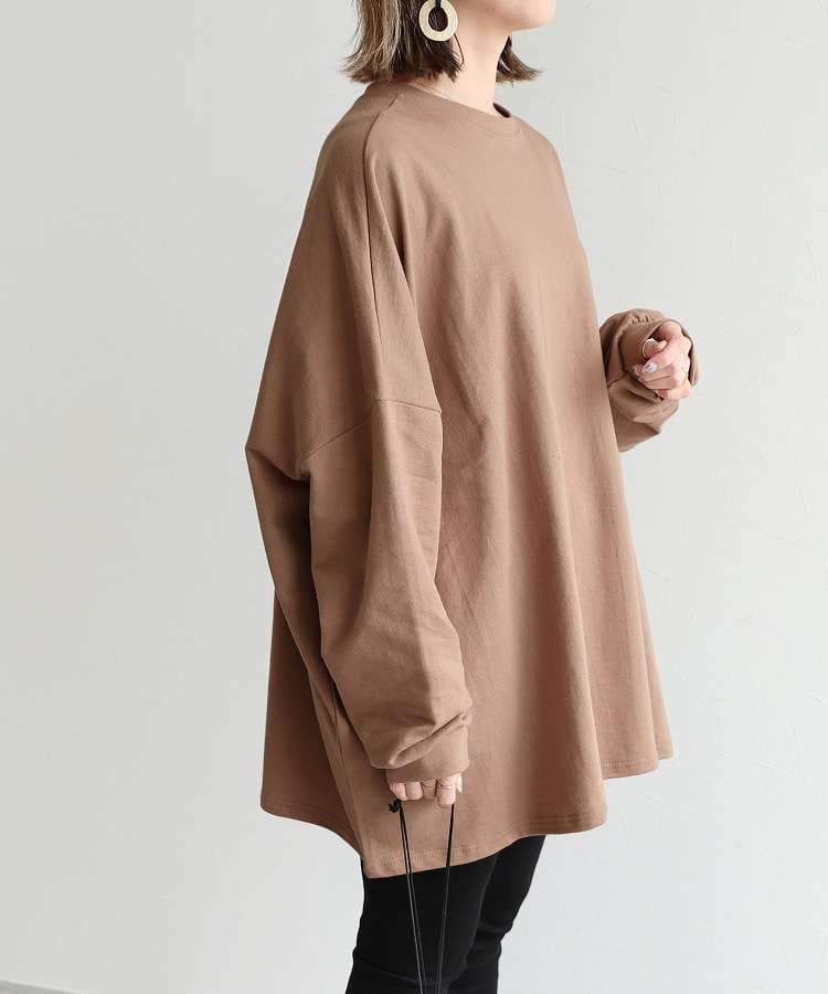 イエベ春/イエベ秋服　ゆったりシルエットの大人プルオーバー