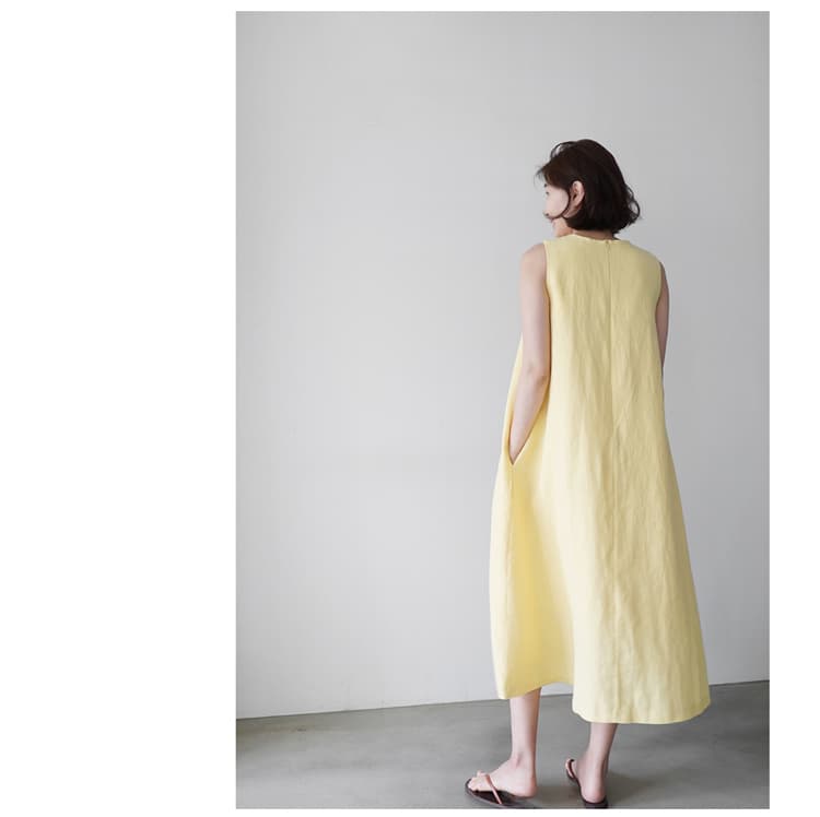 イエベ春/イエベ秋服　フレア シルエット ロング丈 ワンピース