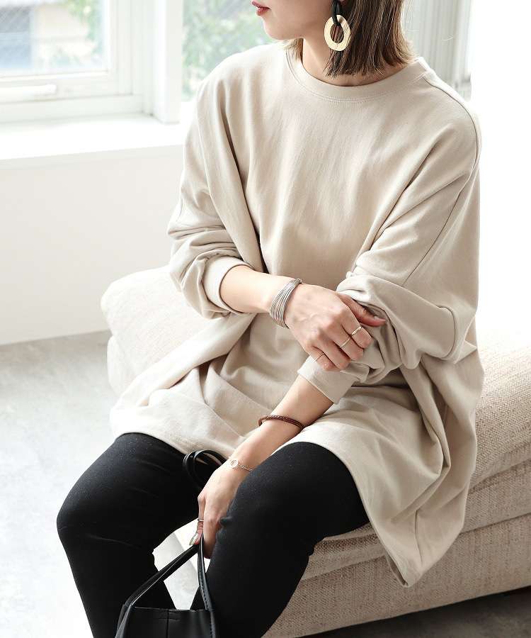 イエベ春/イエベ秋服　ゆったりシルエットの大人プルオーバー