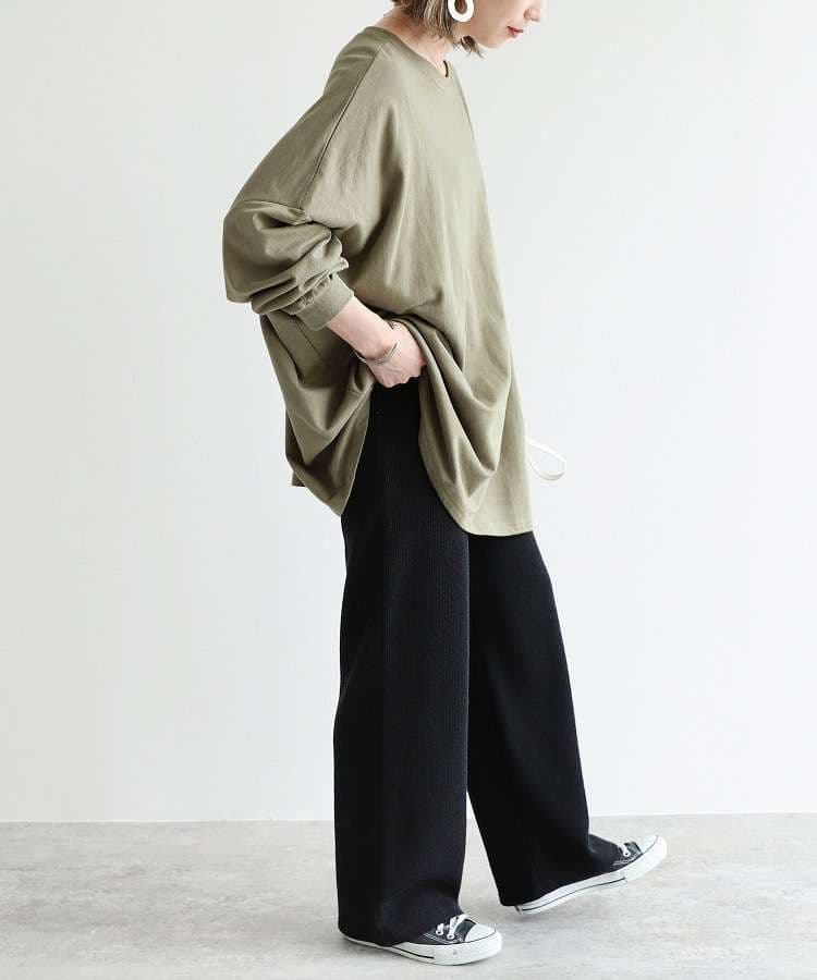 イエベ春/イエベ秋服　ゆったりシルエットの大人プルオーバー