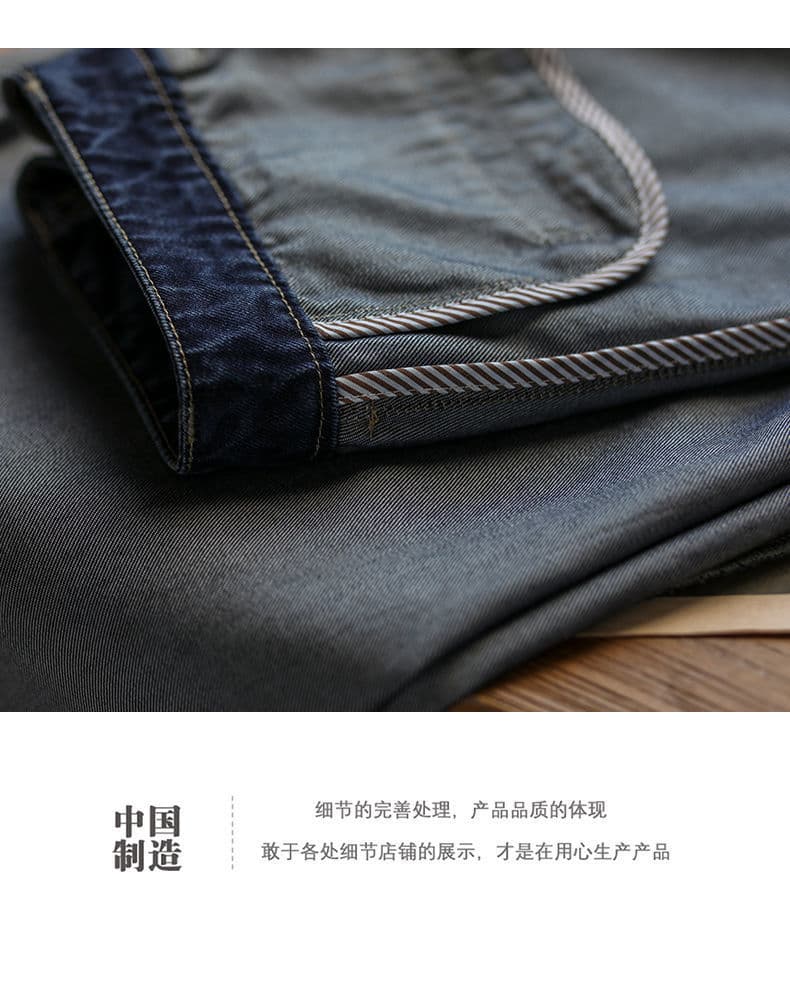 イエベ秋服　　タック入りデニムワイドパンツ