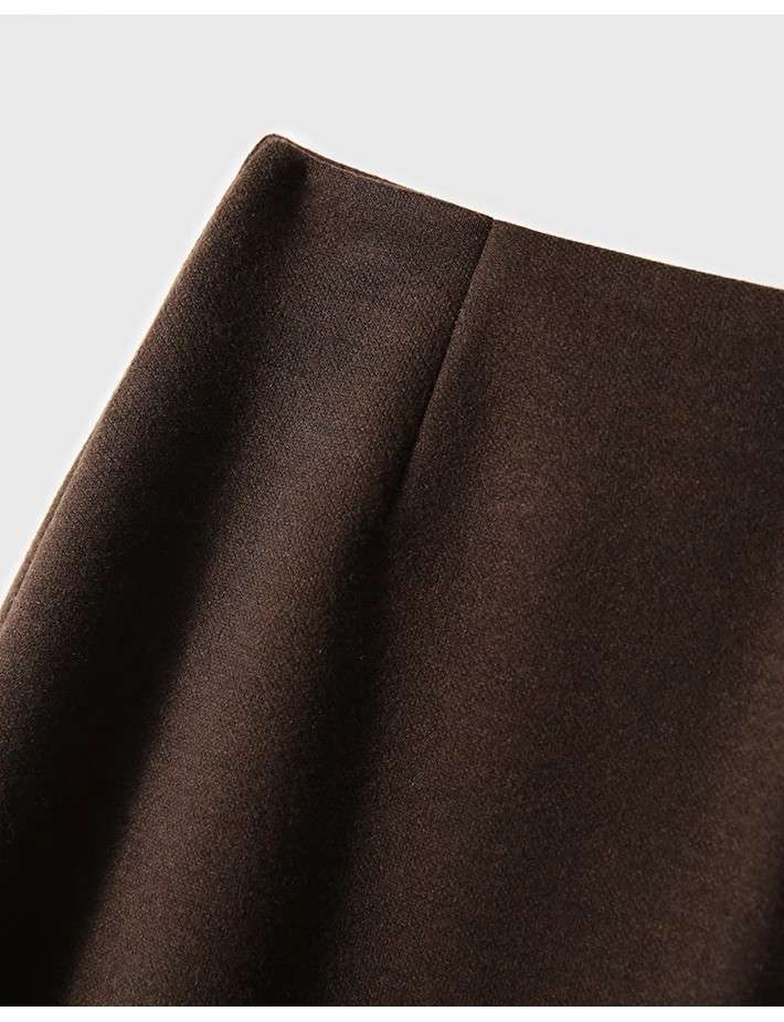 イエベ秋服　シンプル ストレッチ ロングスカート