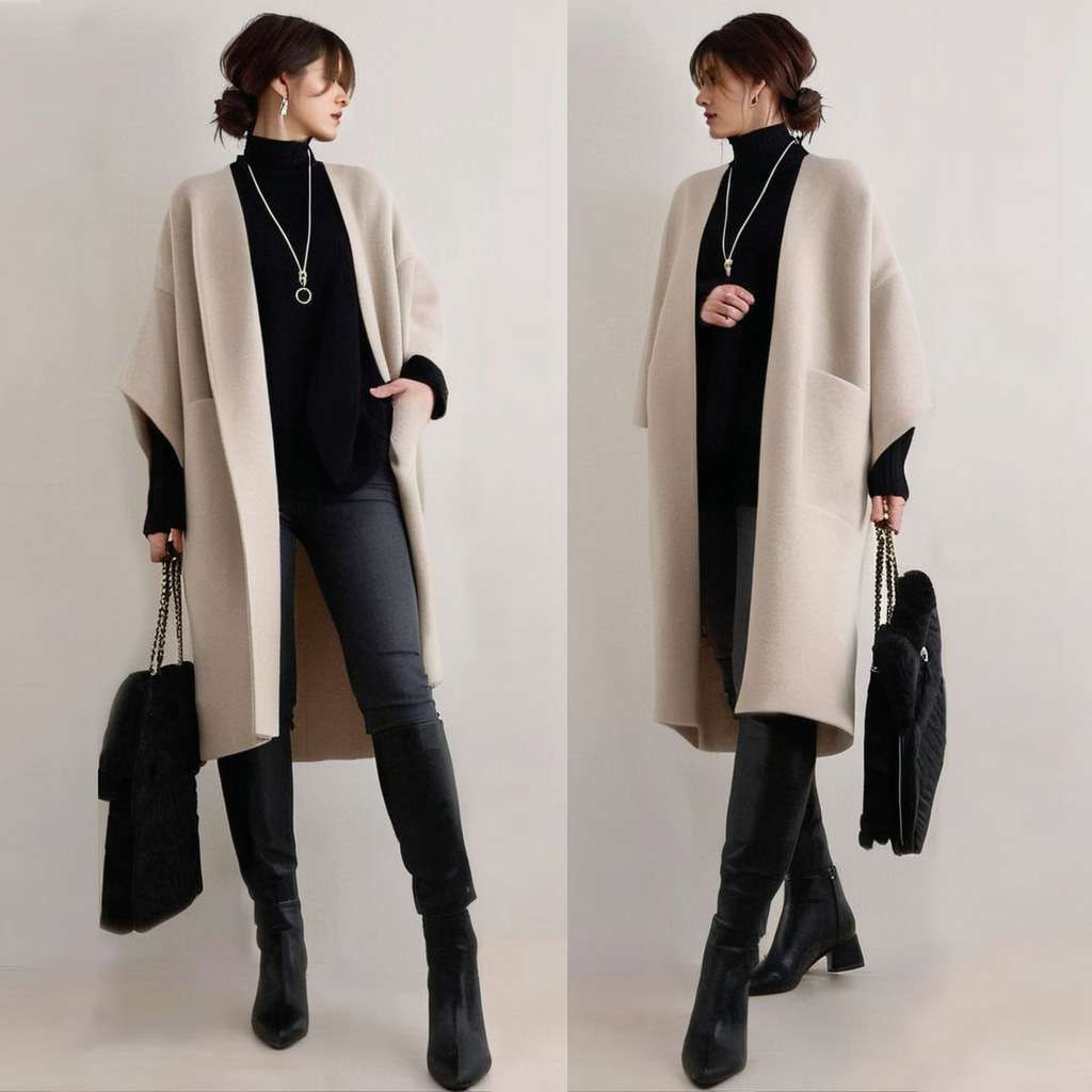 イエベ春/イエベ秋服　ラグジュアリー ロングコート