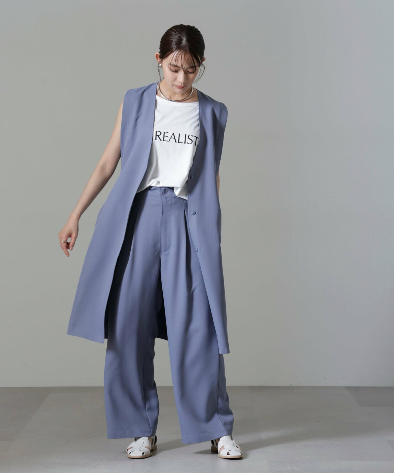 イエベ春/イエベ秋服　すっきり着こなせる ロングベスト