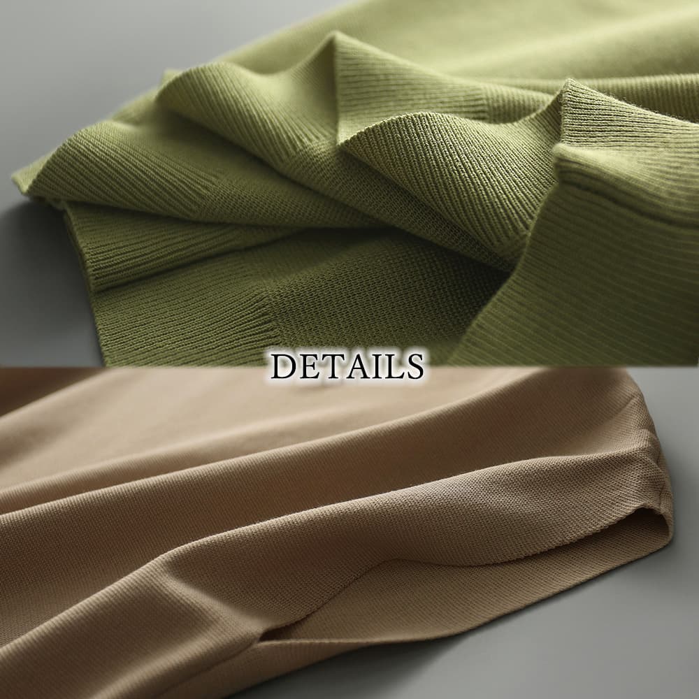 イエベ春/イエベ秋服　フレンチスリーブ サマーニット