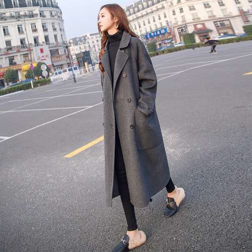 イエベ秋服　ロング丈のゆったりコート