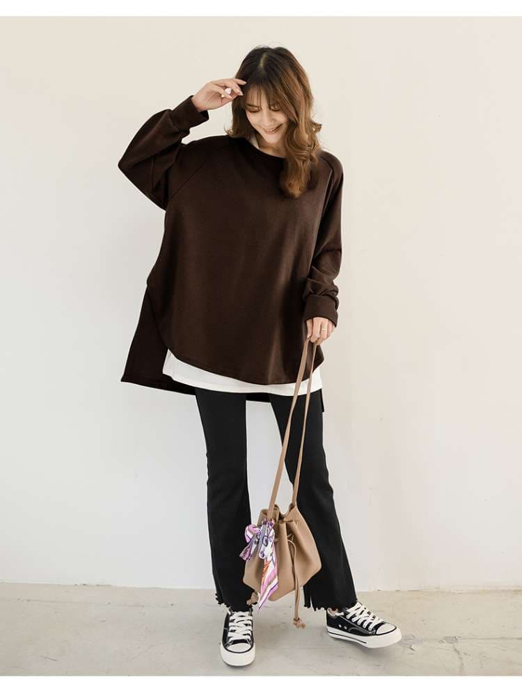 イエベ春/イエベ秋服　ゆったりシルエットのオーバーサイズパーカー