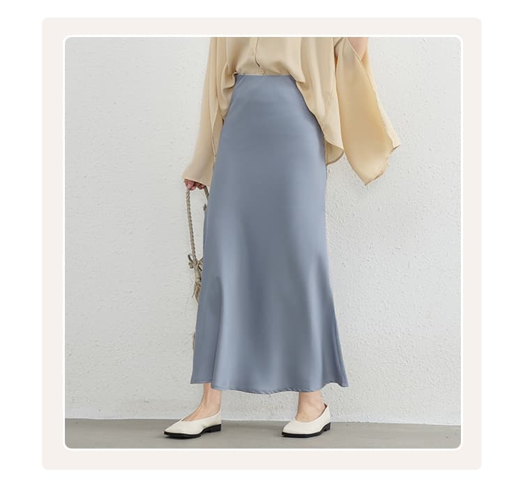 イエベ春/イエベ秋服　しなやかマーメイドラインスカート
