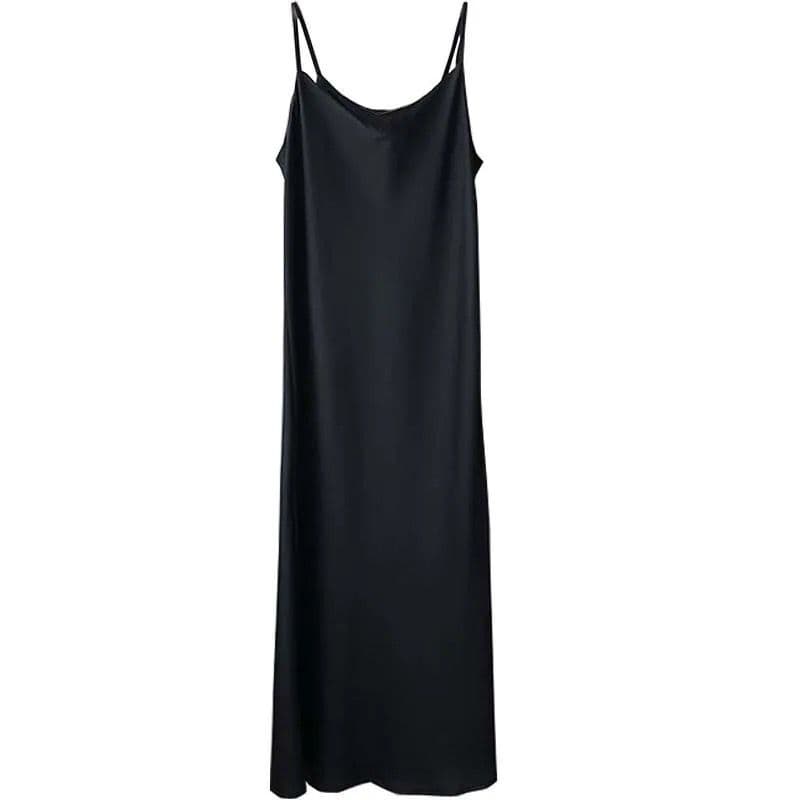 イエベ秋服　サテンノースリーブワンピース