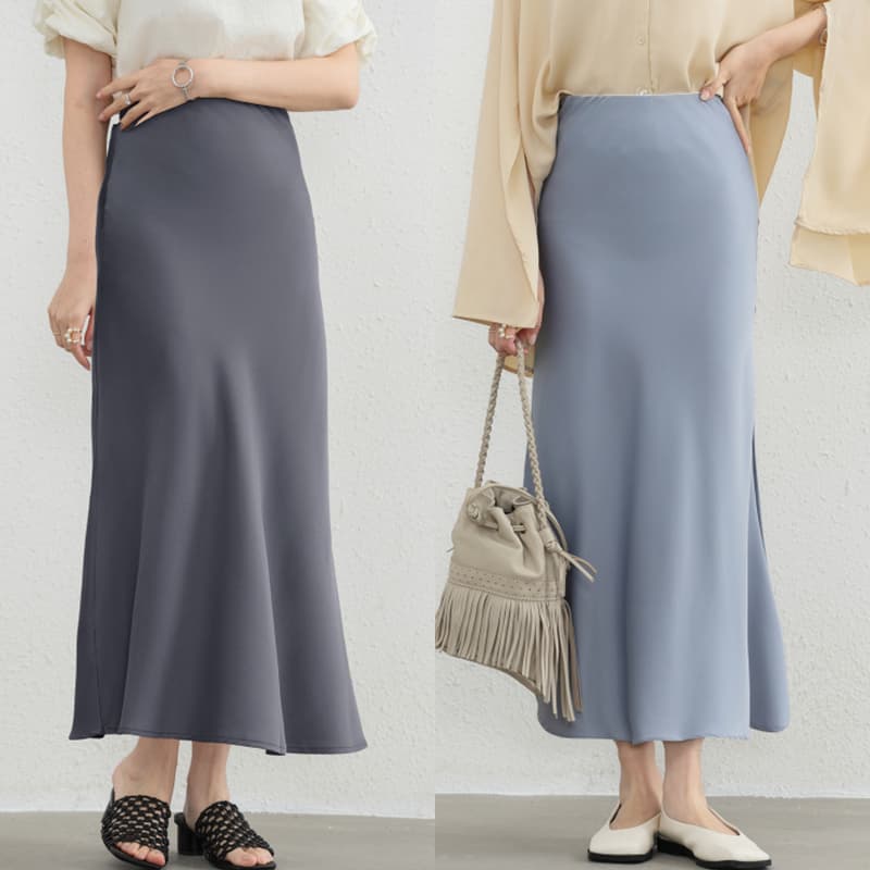 イエベ春/イエベ秋服　しなやかマーメイドラインスカート