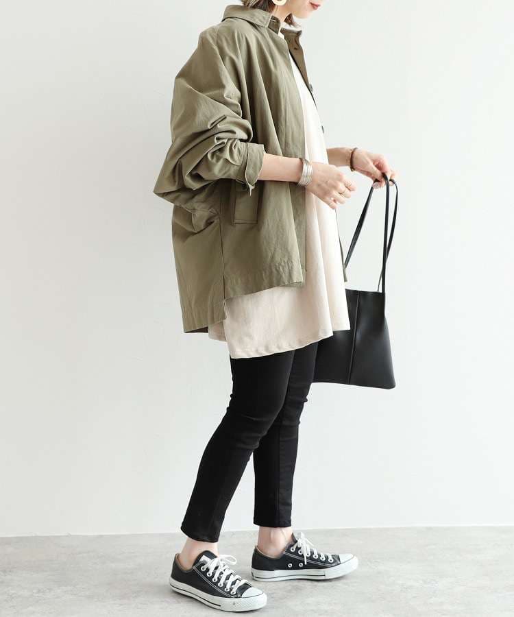 イエベ春/イエベ秋服　ゆったりシルエットの大人プルオーバー