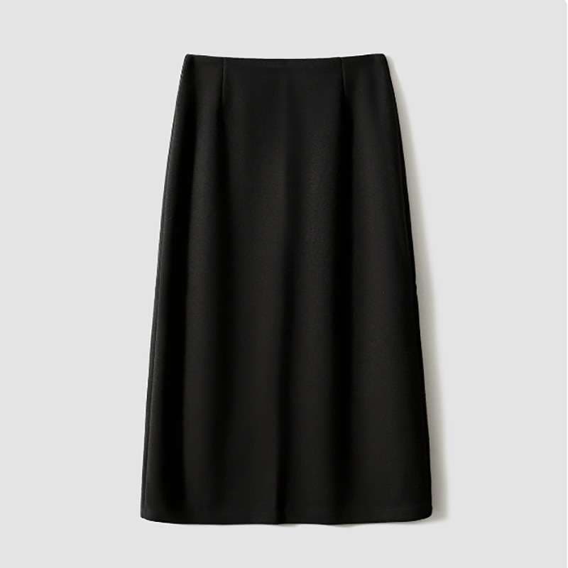 イエベ秋服　シンプル ストレッチ ロングスカート