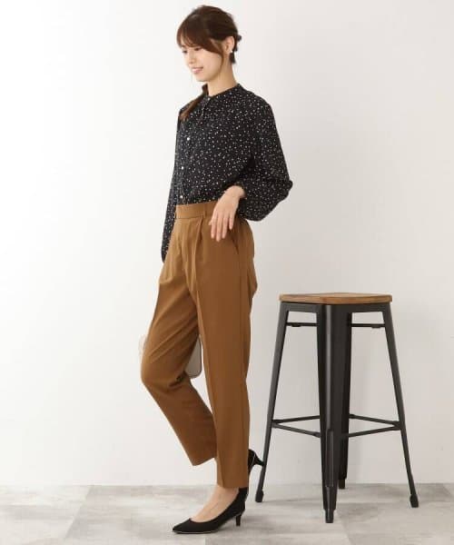 イエベ春/イエベ秋服　スタイリッシュテーパードパンツ