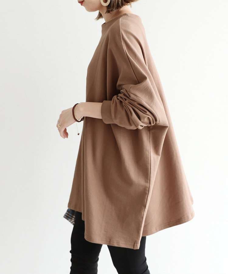 イエベ春/イエベ秋服　ゆったりシルエットの大人プルオーバー