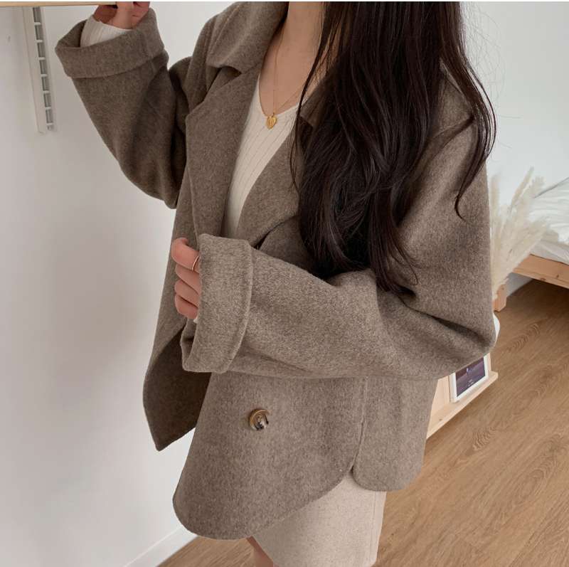 イエベ春/イエベ秋服　しなやかウール テーラードジャケット