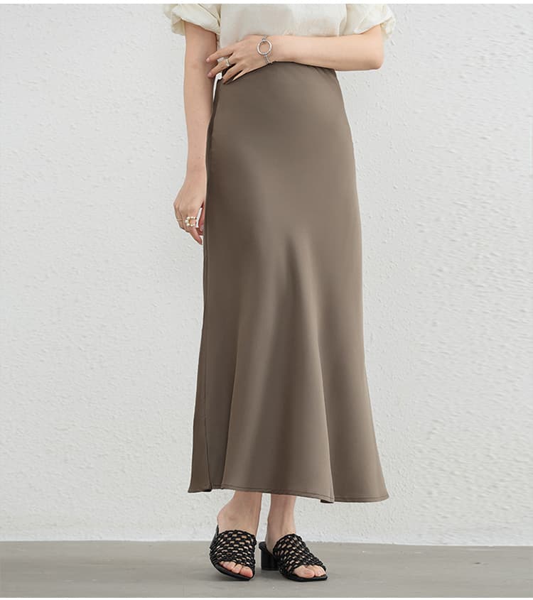 イエベ春/イエベ秋服　しなやかマーメイドラインスカート