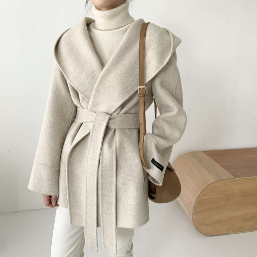 イエベ春/イエベ秋服　エレガントマントコート