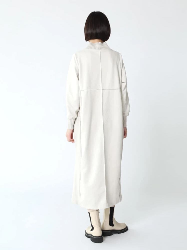 イエベ春/イエベ秋服　スエード調ワンピース