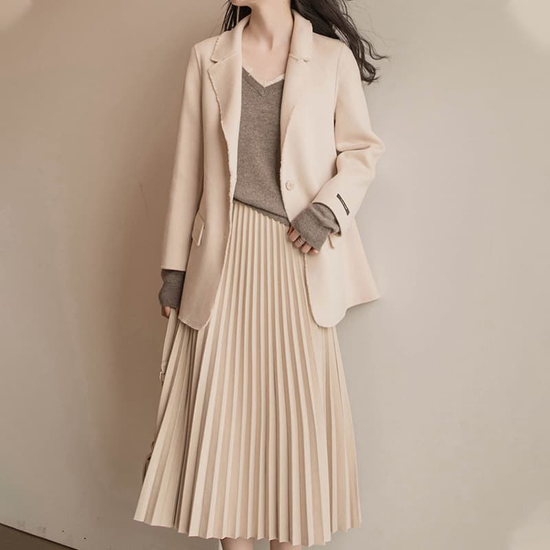 イエベ春/イエベ秋服　プリーツスカート