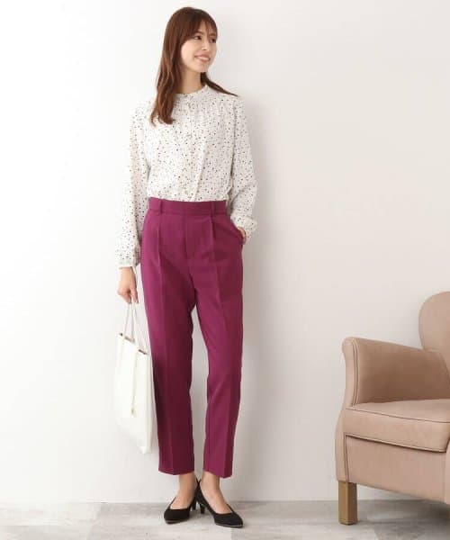 イエベ春/イエベ秋服　スタイリッシュテーパードパンツ