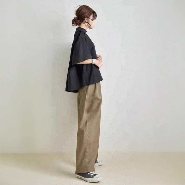 イエベ春/イエベ秋服　すっきり美脚見せの定番カジュアルセットアップ