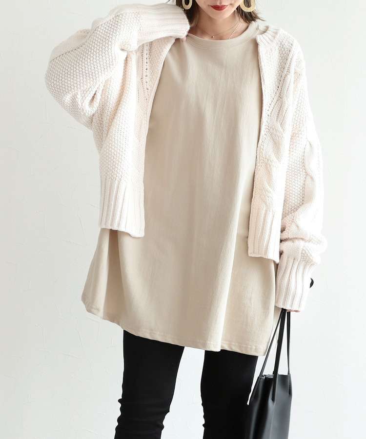 イエベ春/イエベ秋服　ゆったりシルエットの大人プルオーバー